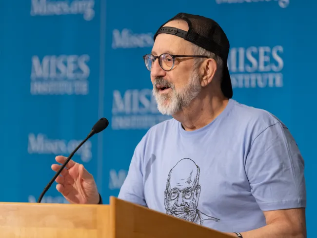 Joe Salerno at Mises University 2024